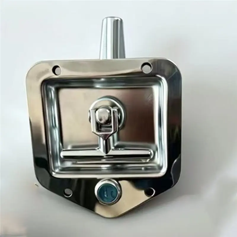 YANA50I Stainless Steel Recessed Paddle Handle Lock With Integrated T-Folding Panel Lock 1Pcs