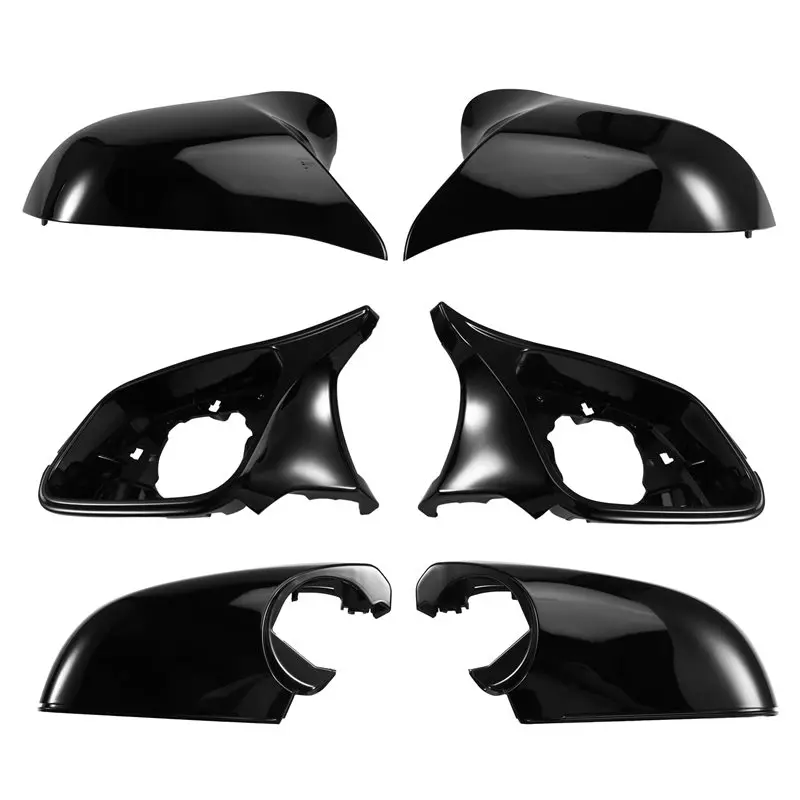 

AB16-Rearview Mirror Cover Caps In Black For BMW Models F20 F21 F22 F23 F30 F35 F34 F32 F33 F36 E84 I3 F87 M2 1 2 3 4 X Series
