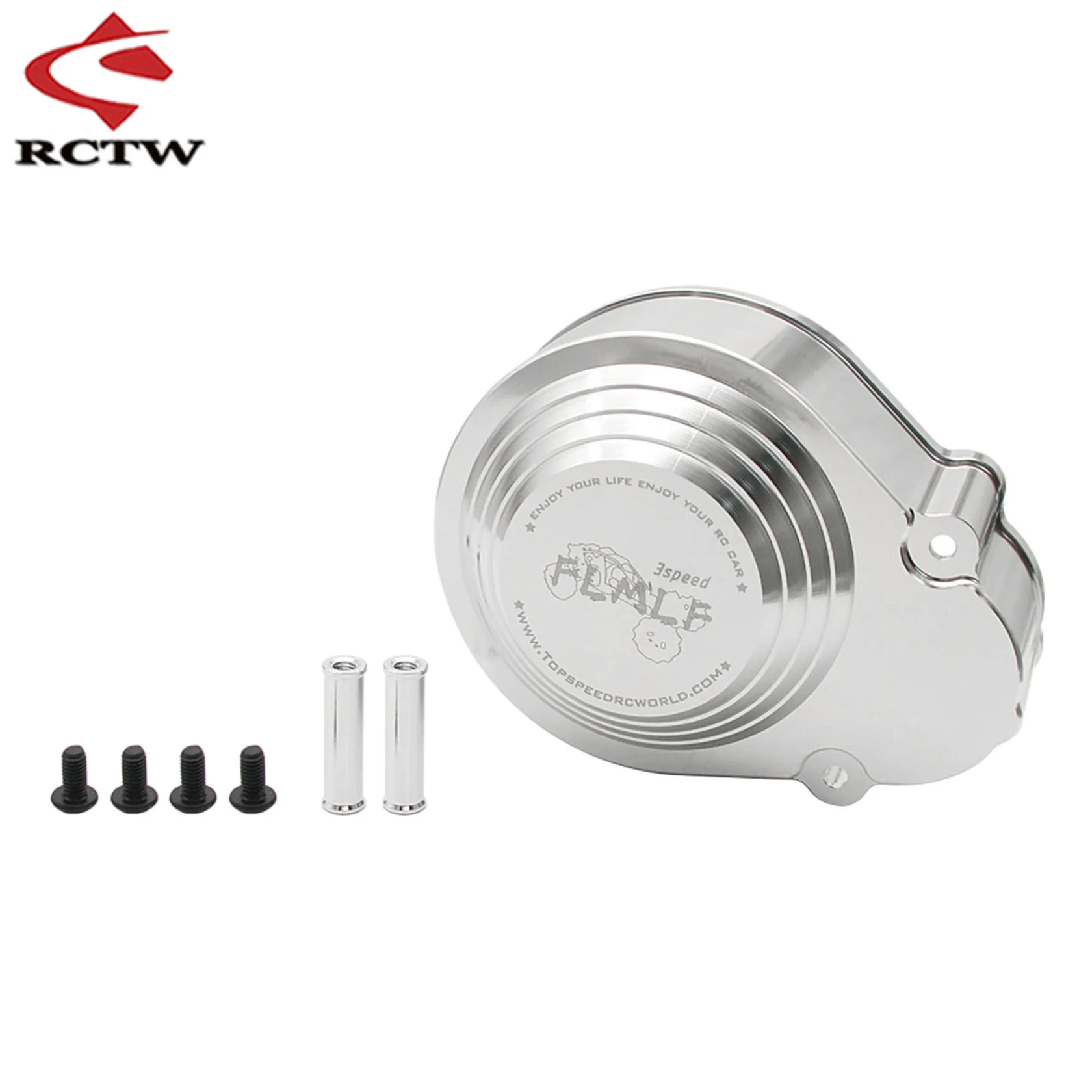 HD Aluminum 3 Speed Transmission Gear Cover for 1/5 Rc Car Gas GTB Racing HPI ROFUN ROVAN KM BAJA 5B 5T 5SC SS Truck Parts