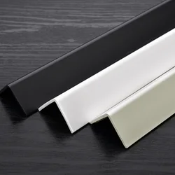 Tira autoadhesiva de Pvc en ángulo recto para decoración del hogar, borde de mesa de esquina DIY, accesorios de tira de protección para niños