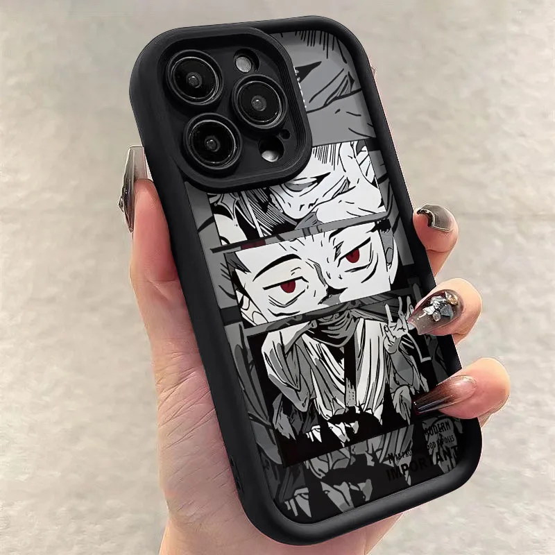 Jujutsu Kaisen Gojo Satoru Case For Samsung Galaxy S24 S23 Ultra S22 S21 Plus S20 FE A12 A32 A52 A52S A23 A33 A53 A14 A34 A54