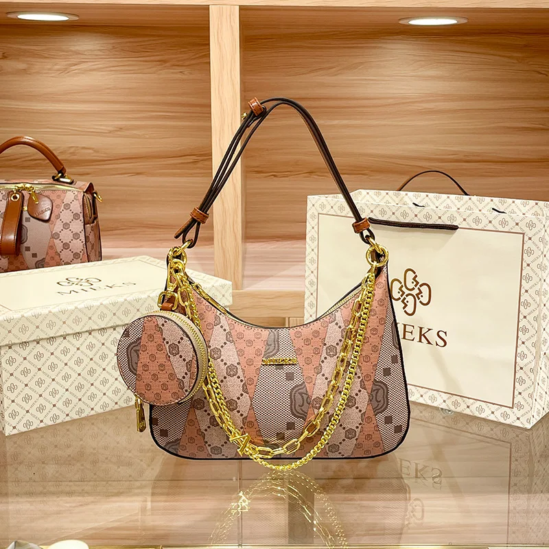 Famous Designer Popular Elegant Leather Diaper Bags For Women Luxury Minimalist Large Capacity Tote Shoulder Bag Classic
