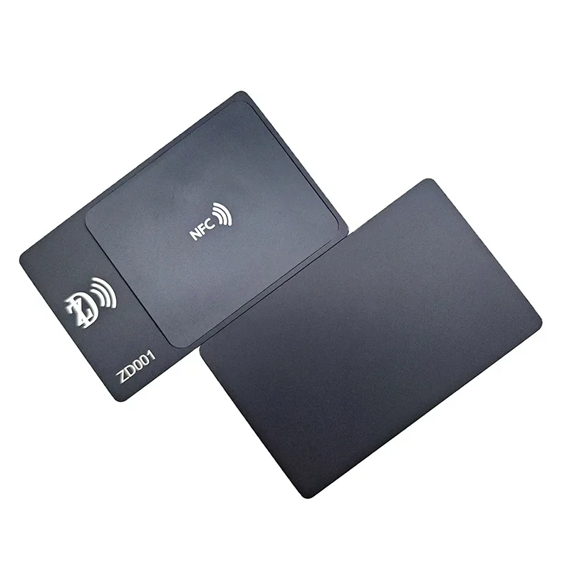 

custom，Custom, Matte Black NFC Metal Card NTAG213 13.56MHz VIP Membership Business RFID Metal Card