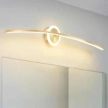 

Simple and Stylish Bedroom Bedside LED Wall Lamp Geometric Round Long Living Room TV Background 80cm 100cm Wall Light