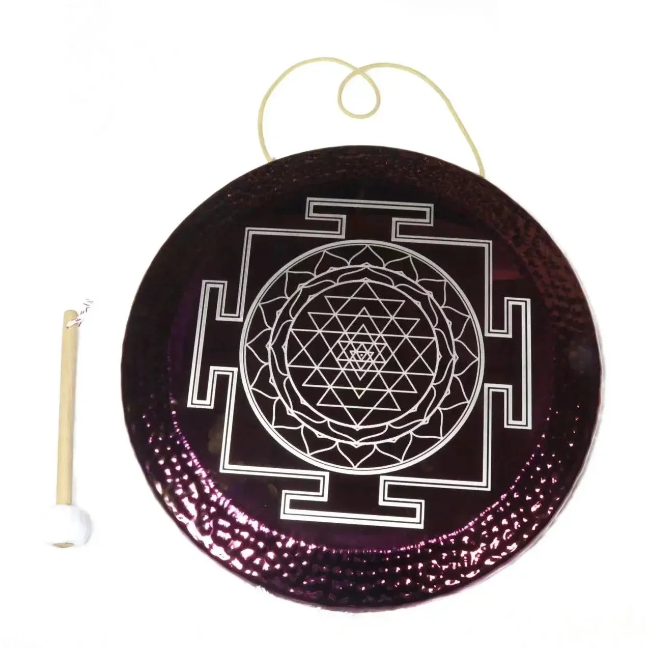 

Amazing Crystal 100% handmade 24' Alloy High quality gong