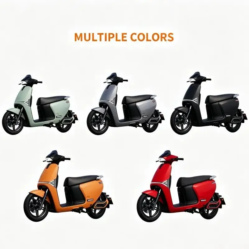 EEC 45KM/H City Vehicle 2000W Scooter Motorcycle With 72V30Ah Removable Lithium Battery