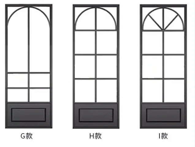 Porte Coulissante Rétro Française à Trois Maillons, Porte Pliante Personnalisable pour Salle de Bain, délégations, Salon