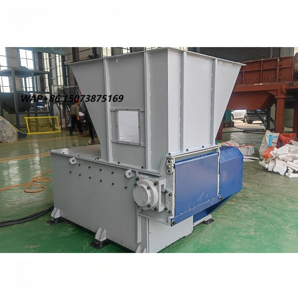 Factory Direct Supply Single Shaft Shredding Machine Plastic Wood Waste Recycling Shredder Machine