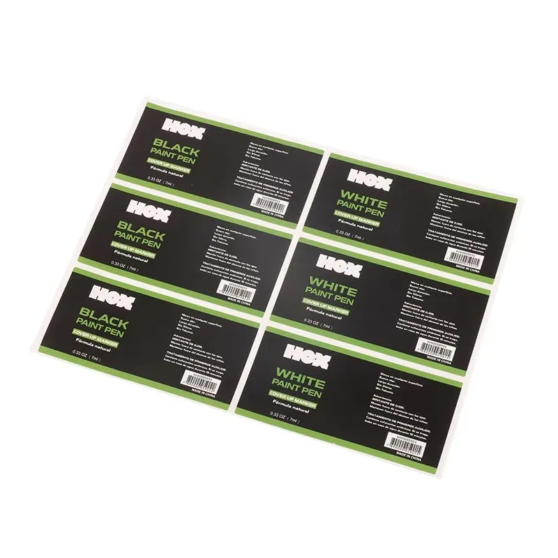 Custom Matte Lamination Office Labels | PP PET Coated Paper Stickers | Adhesive Vinyl | Waterproof Roll Labels