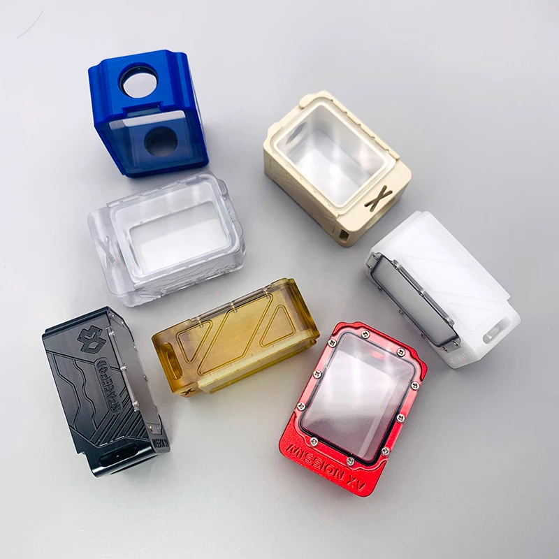 DSX Mission XV Style SpacePod Boro Précieux pour SXK BB, Billet AIO Box Mod Kit, Spacepod par Mission XV Bridge RBA Atomizer