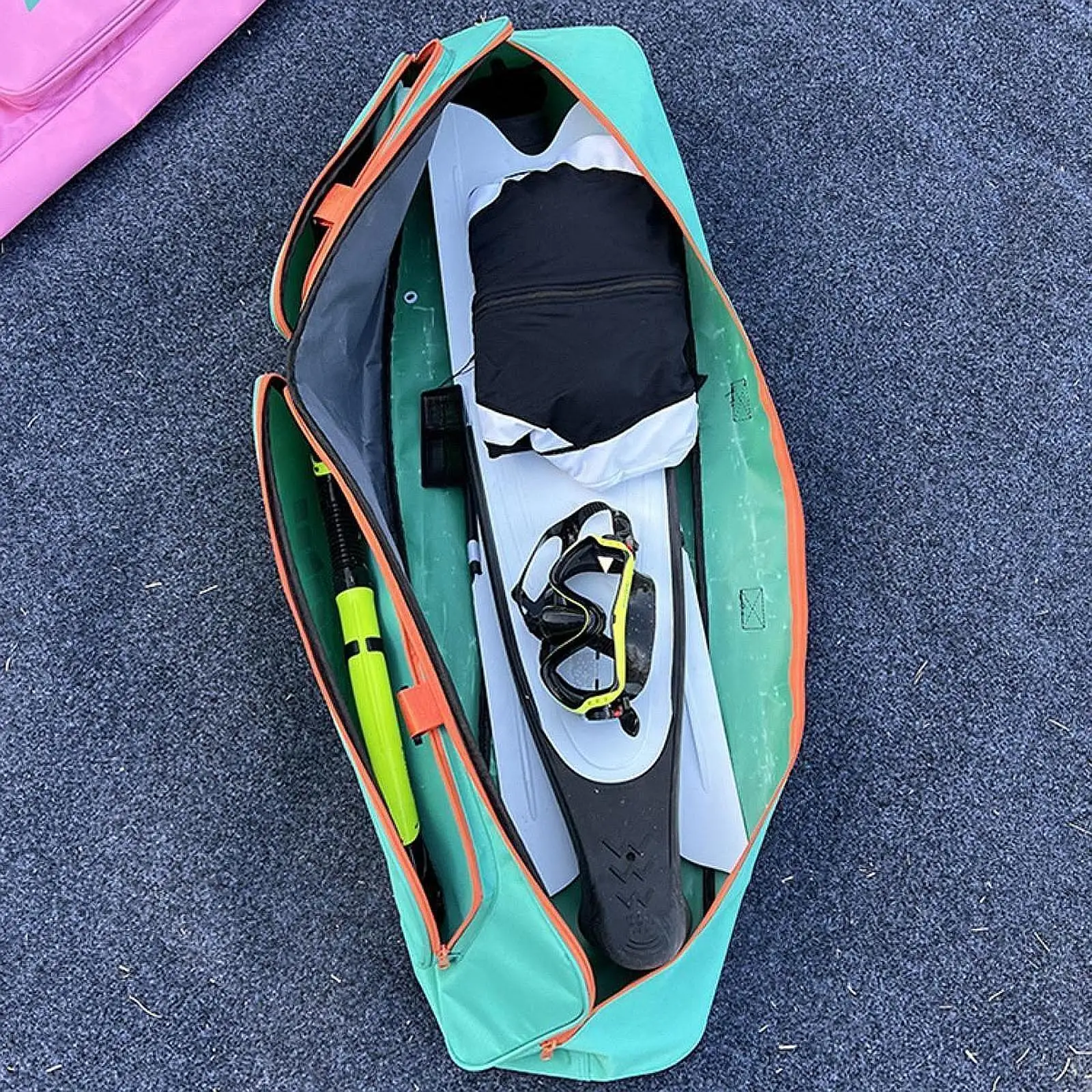 

Long Fins Bag Swimming Bag Lightweight Snorkeling Storage Bag Easy Carry Spearfishing Adjustable Shoulder Strap Diving Bag