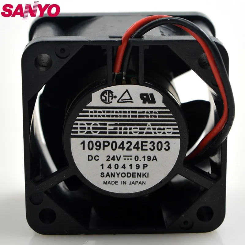 

1pcs 109P0424E303 4028 4cm 40mm 24V 0.19A large wind frequency converter cooling fan