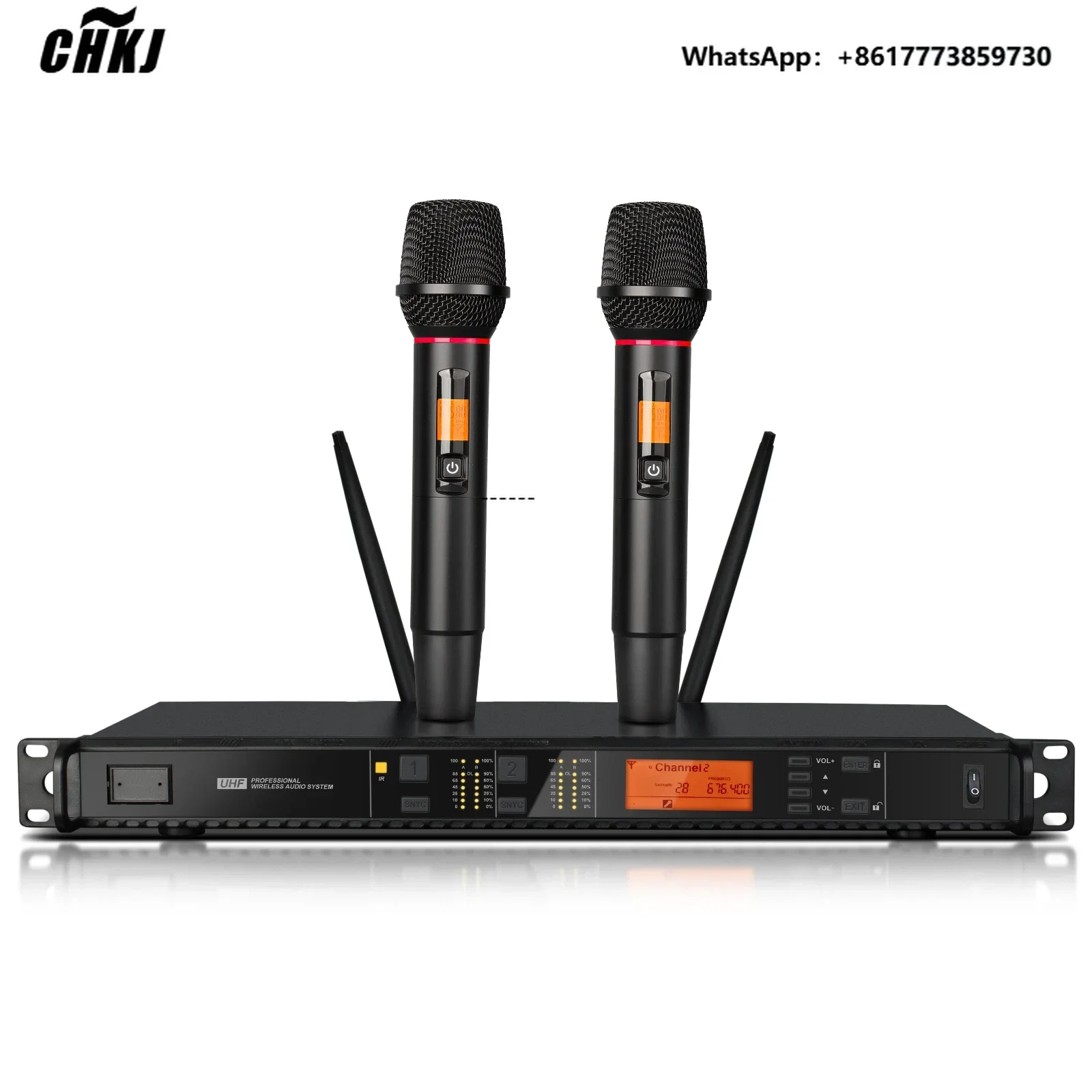 

Bine DR28 Professional Uhf Handheld Wireless Microphone for Conference Stage Karaoke Microphone