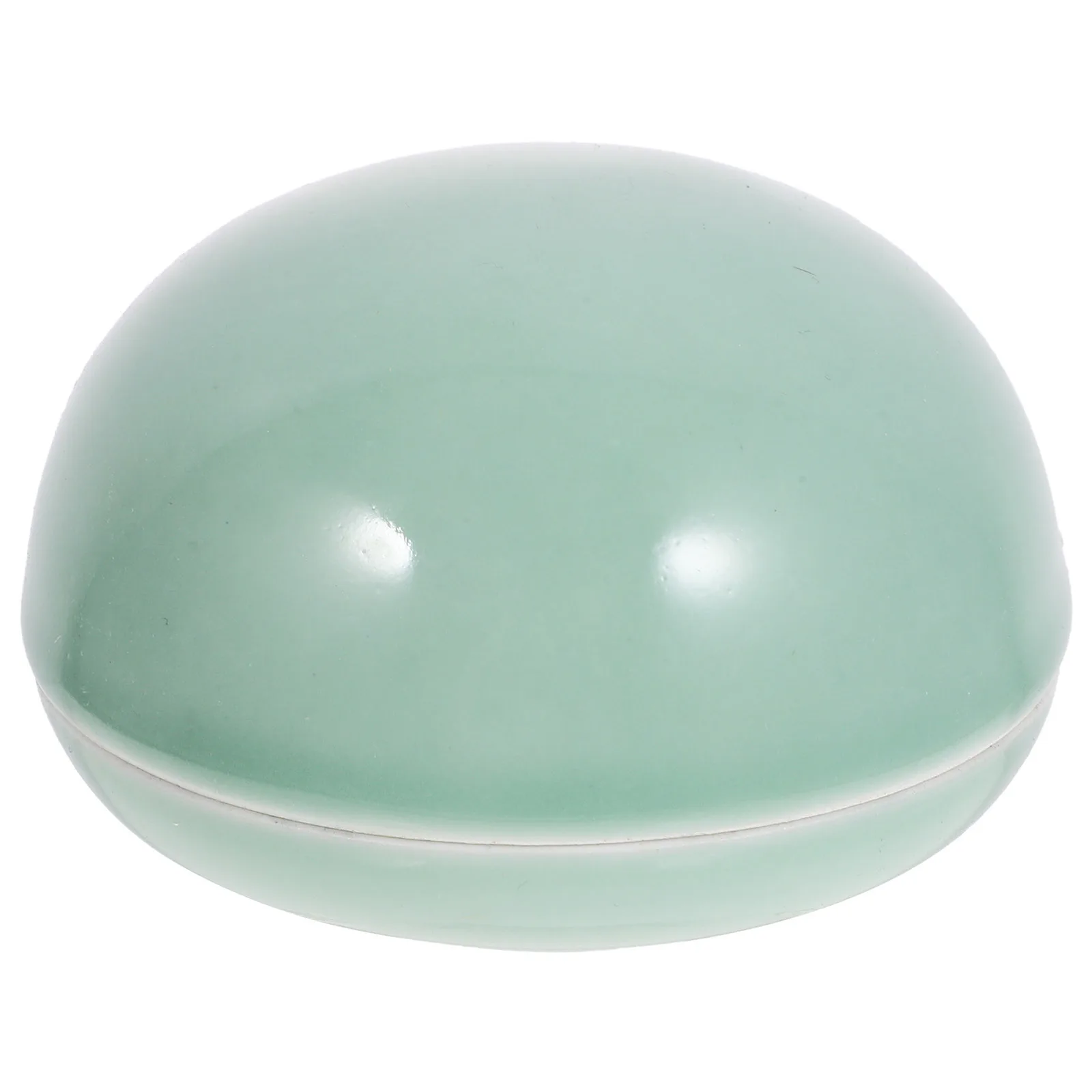 صندوق وسادة حبر من السيراميك عالي الجودة من البورسلين الأحمر صندوق تخزين معجون الحبر قابل لإعادة الاستخدام سهل التنظيف حجم صغير مثالي للصينيين #5