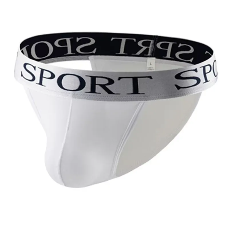 Men's ice briefs briefs Men's sensible pouch sports wicking sweat breathable mid-waist shorts