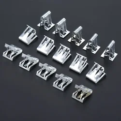 15Pcs Auto Car Dashboards DVD CD Panel Frame Gear Lever Armrest Car Fasteners Interior Trim Plate Fixed Iron Clip Buckle