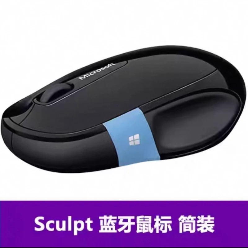 Sculpt Slide Mouse ปรับแต่งการเชื่อมต่อบลูทูธไร้สาย Blue Shadow ที่สะดวกสบาย 1,000dpi 3 ปุ่มสําหรับเมาส์สําหรับเล่นเกมในสํานักงาน