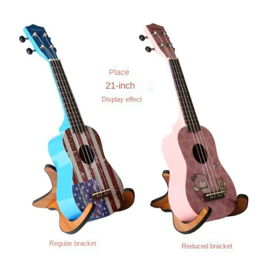 Display Stand Ukulele Wooden Stand Wooden Foldable Small Guitar Wooden Bracket Portable X-shaped Violin Wooden Bracket Ukulele