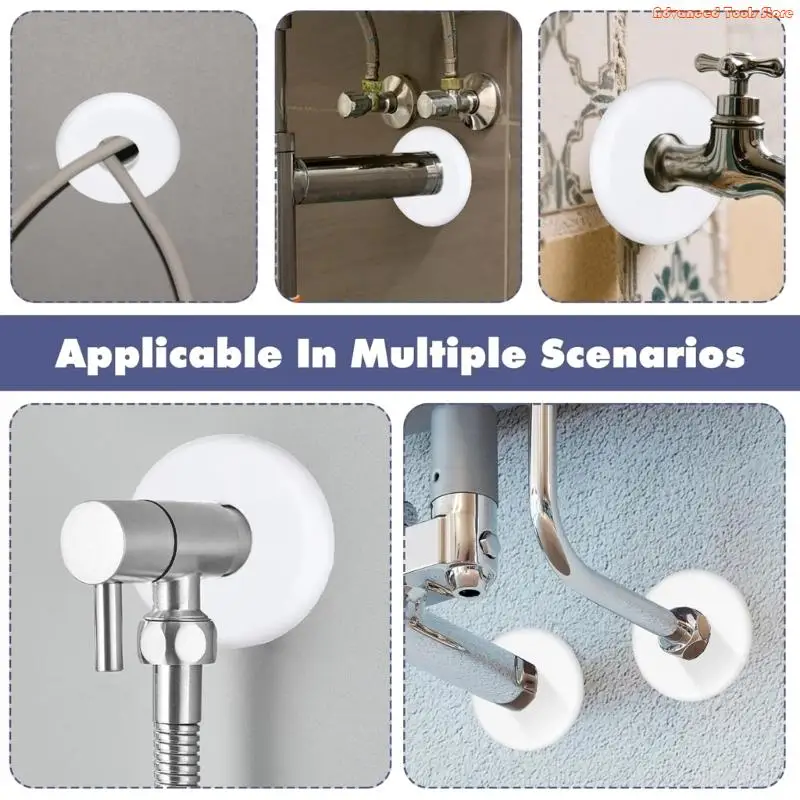 Pack Of 4 Plastic Wall Protector Caps Split Designs Covers Easy Installation W91B