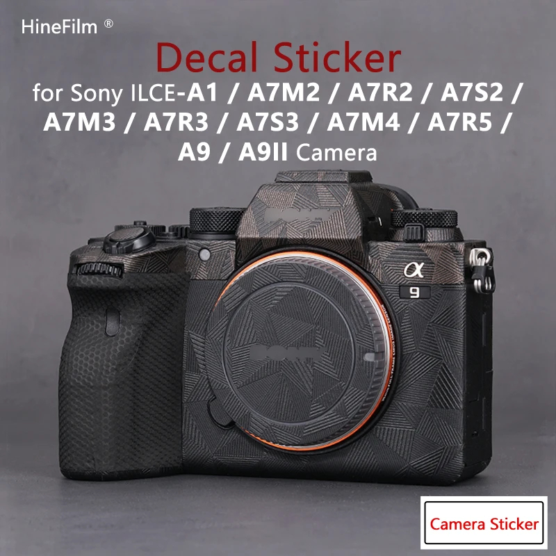 A7R5 A7M4 A7R4 A7M3 A7S3 A7R3 Camera Skin 3M Protective Warp Film for Sony ILCE-7RM5 A1 A9 A9II Camera Decal Skin Cover Case