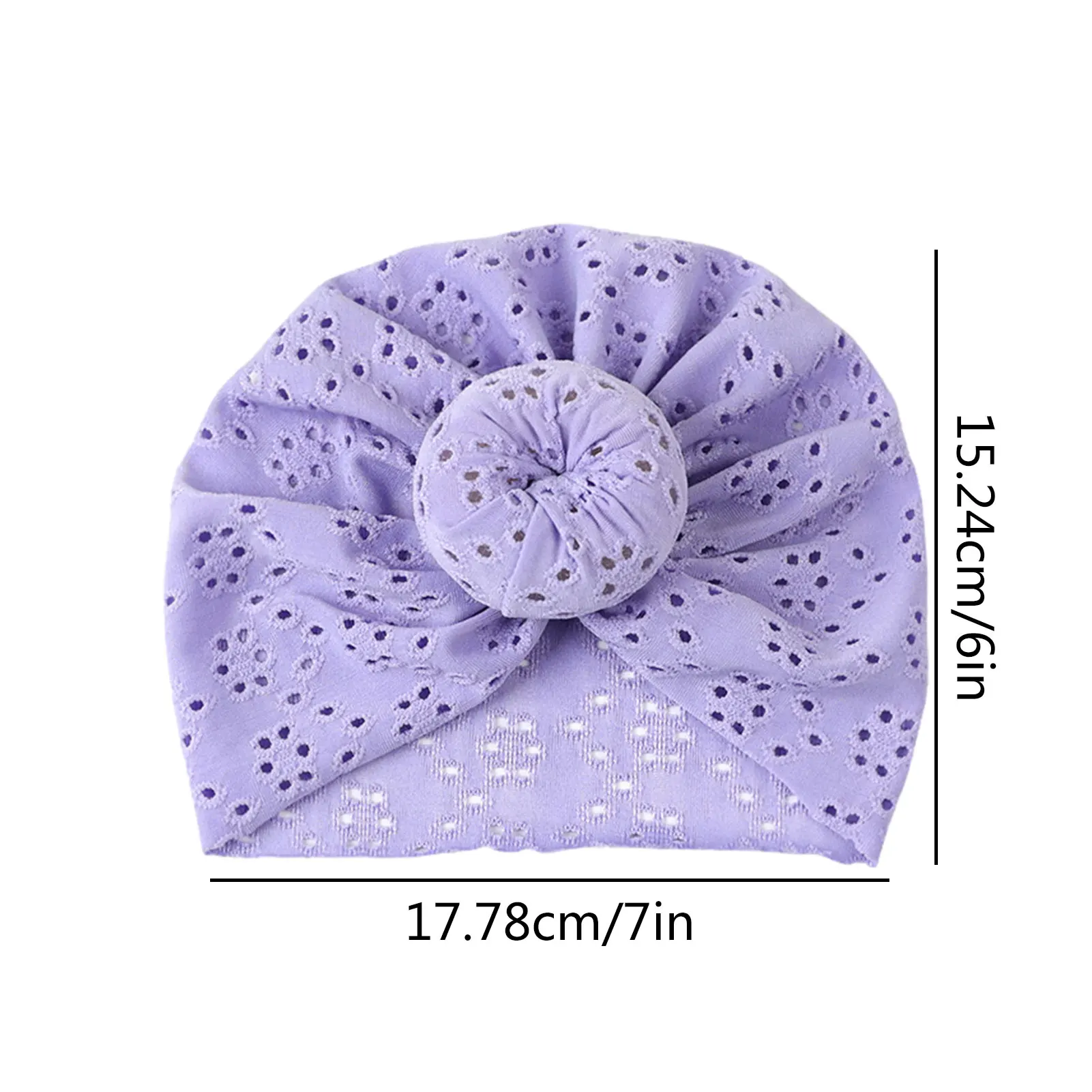 Baby Turban Cute Baby Hijab With Jacquard Processing Baby Knotted Head Wrap Kids Hat Set Baby Cap Infant Cap Hats Summer