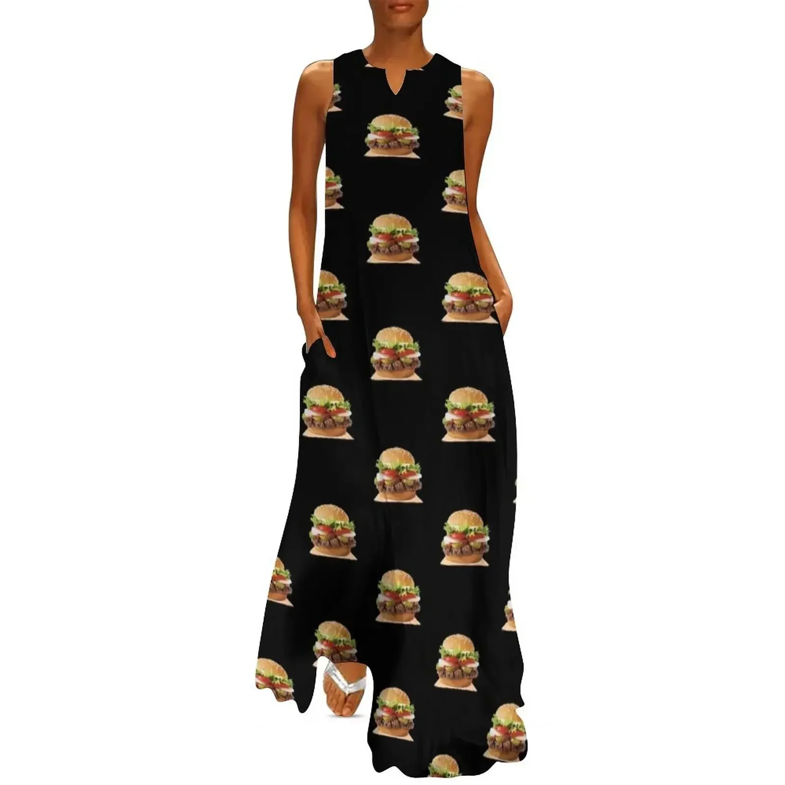 

Burger King Whopper Long Dress dresses for special events Women's evening dress summer clothes dresses for womens 2025 Dress
