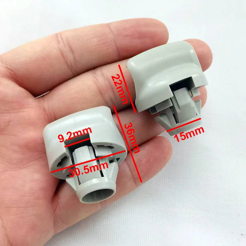 2Pcs Car Sun Visor Clip For Nissan Maxima Versa Note Leaf  Micra Qashqai Dualis For Infiniti Fx35 Fx45 G35 96409BC402