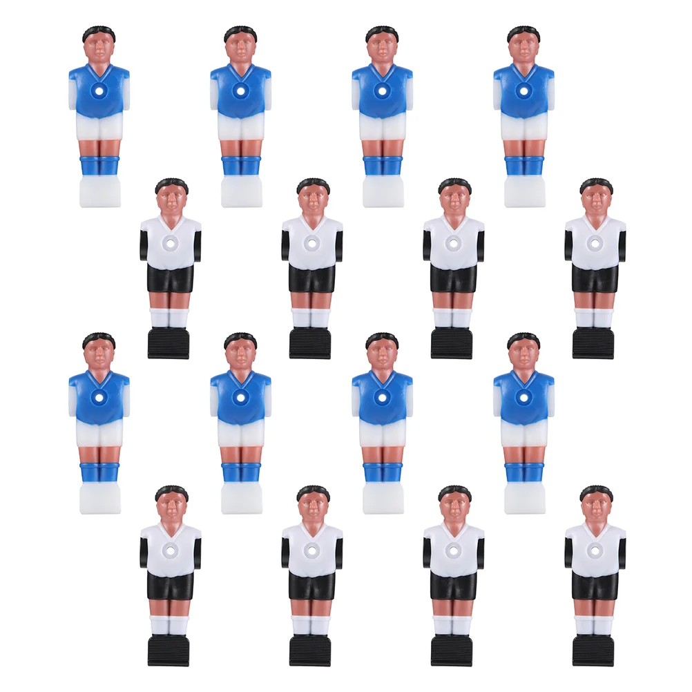 16 Pcs Sports Accessories Football Machine Man Foosball Wear-resistant Players Resin Replaceable Soccer Lovely Guys