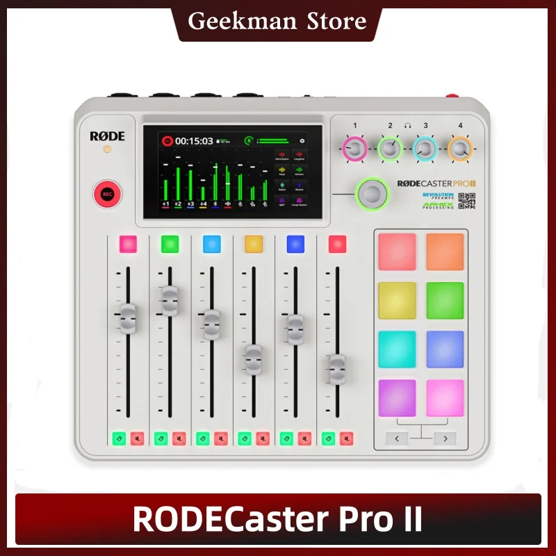 RODE RODECaster Pro II Integrated Audio Production Studio For
