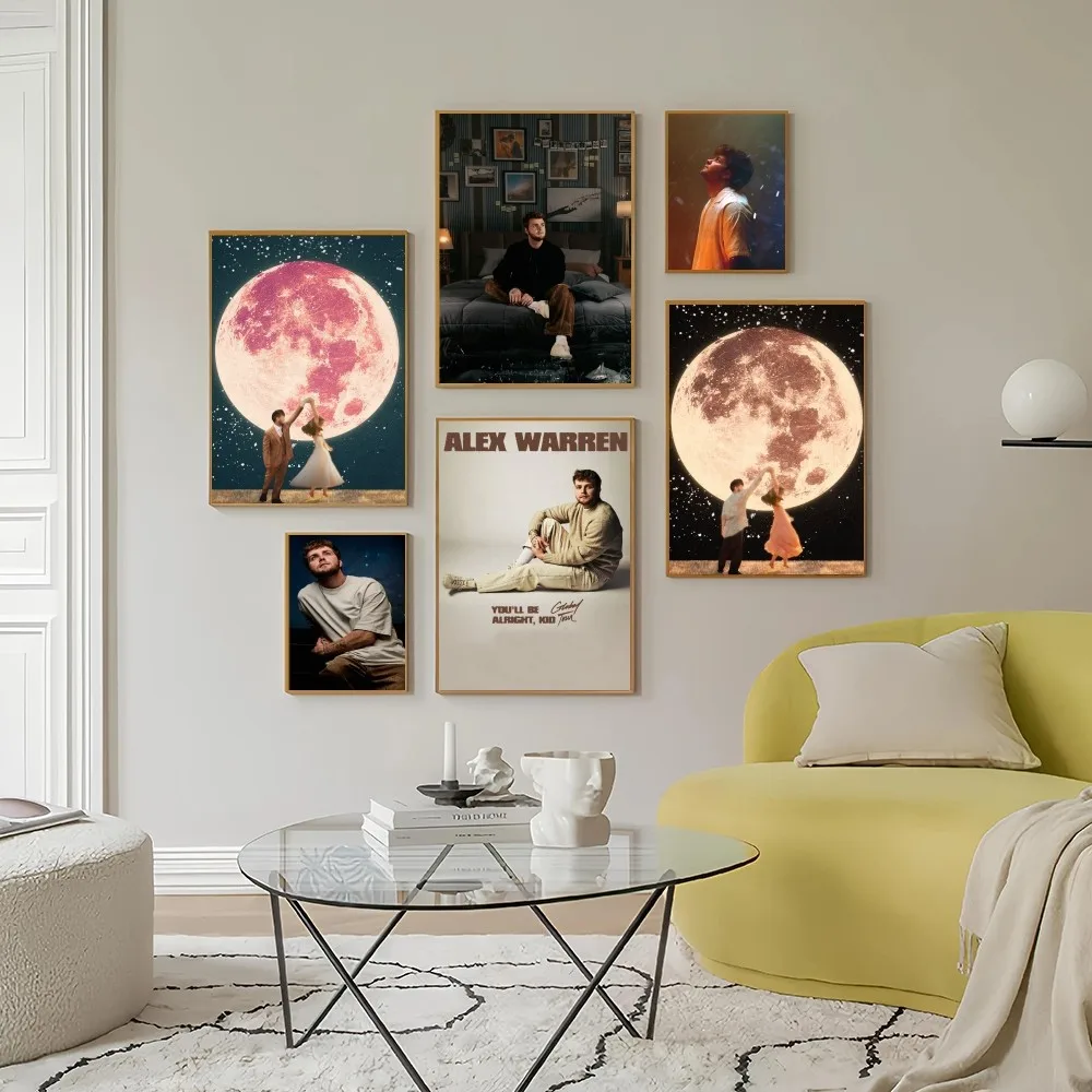 

Pop Music Singer Alex Warren Poster Bedroom Living Room Wall Garage Room Decor Decor Home Gifts