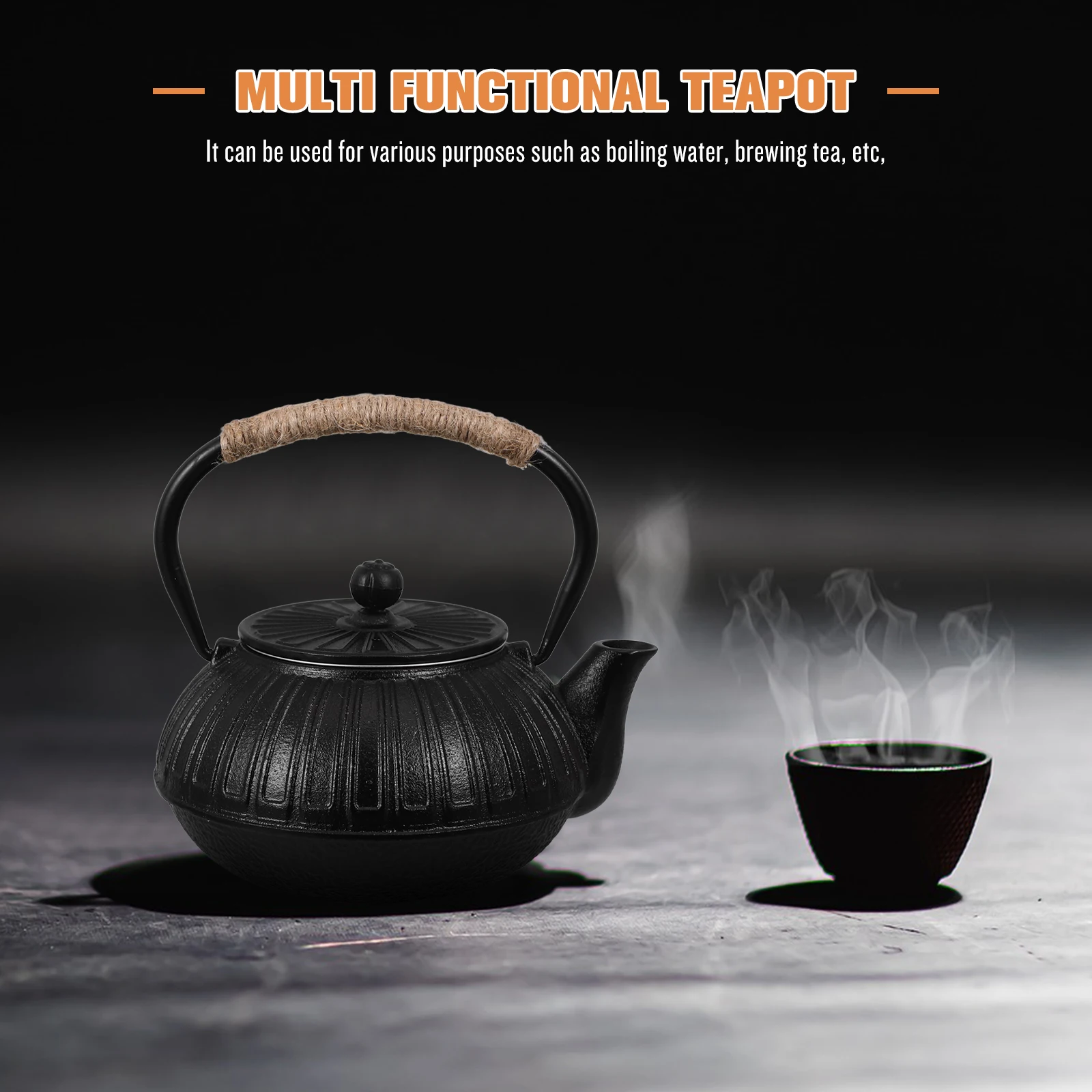 

Cast Iron Kettle 600ml Stovetop Tea Pot Infuser Boiling Water Brewing Japanese Style Japanese Teapot With Infuser Kitchen