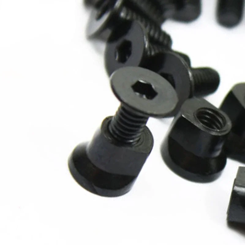 Tactical 50pcs/lot Meatl Replacement Spare Screws and Nuts for Keymod M-lok Rail Section Mount Tool Hunting Airsoft Accessory