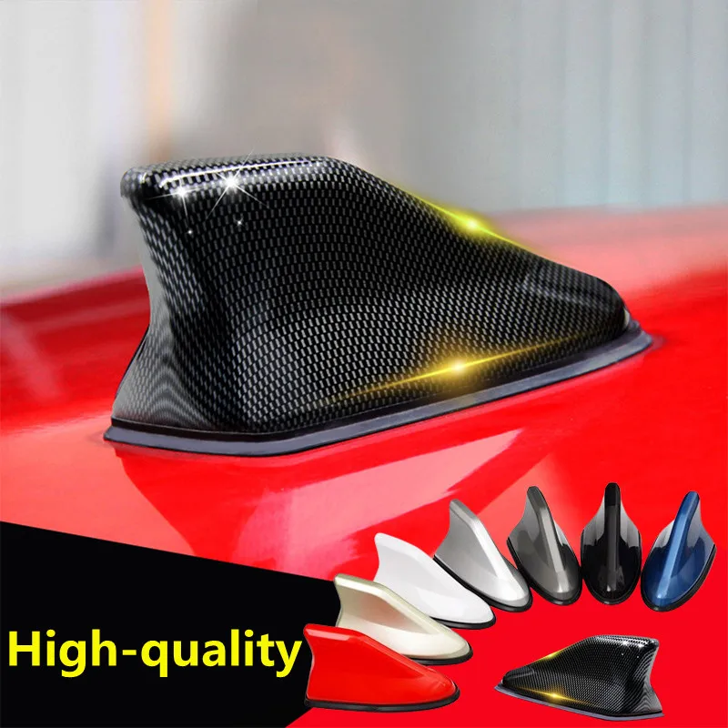 Car Antennas Shark Fin Antenna Auto Radio Signal Aerials Roof Antennas For Universal Kia/Nissan/Toyota/Hyundai/BMW Car Styling