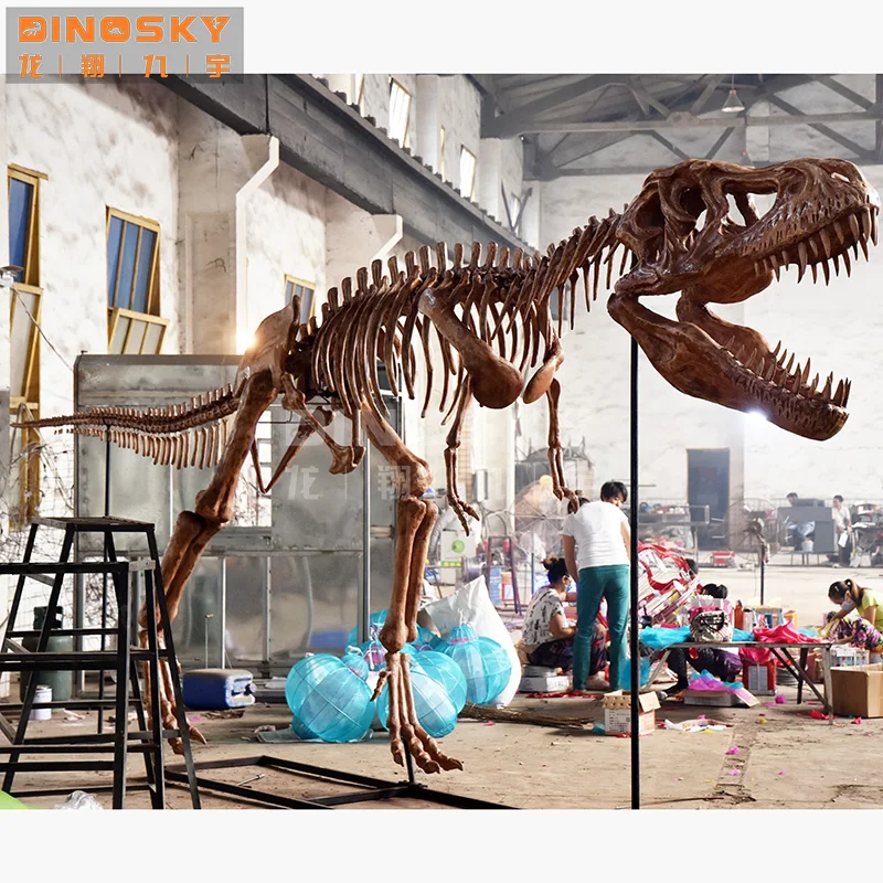 ATV&UTVProfessional Factory Customized Realistic Exhibition Dinosaur Skull Bone Fossil Dinosaur Skeletons