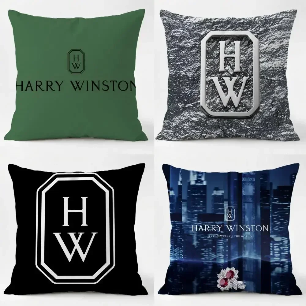 Harry Winston Cushion Cover comfort Daily Washable Linen Soft  for Sofa Bed Home Room Decor