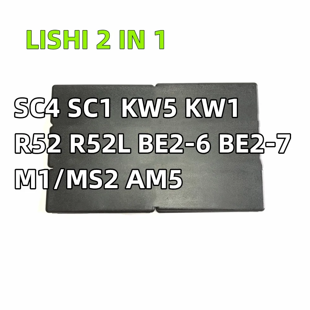 

Lishi 2 в 1 инструмент 2 в 1 SS002pro R52 R52l KW1 KW5 SC1 SC4 M1/M2 AM5 BE2-6 LW5 для открывателя электронного замка, ручной инструмент с замком