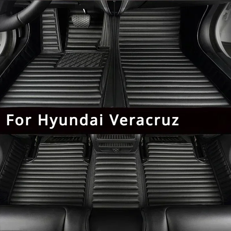 

Custom Car Floor Mats for Hyundai Veracruz 2007 2008 2009 2010 2011 2012 Car Accessories Styling leather Trunk interior Foot