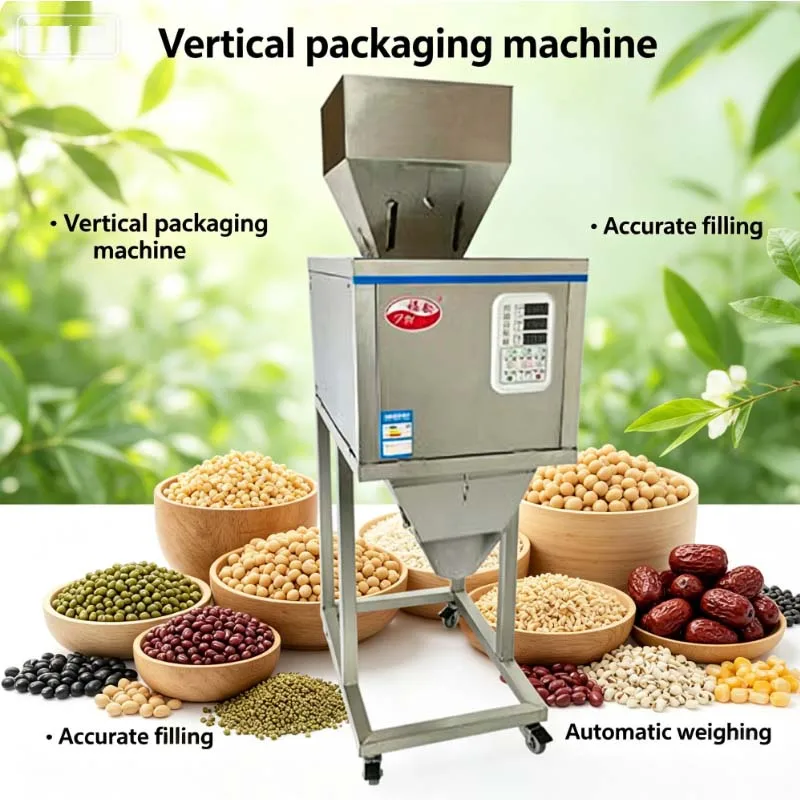 

Food Racking Machine Granular Powder Materials Weighing Packing Machine Filling Machine For Seeds Coffee Bean