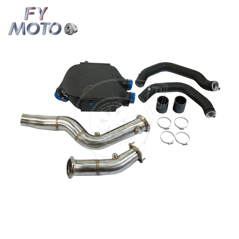 Charge Air Cooler & Boost Pipe & Downpipe M PERFORMANCE For S55 F80 F82 F83 M3 M4 2014+