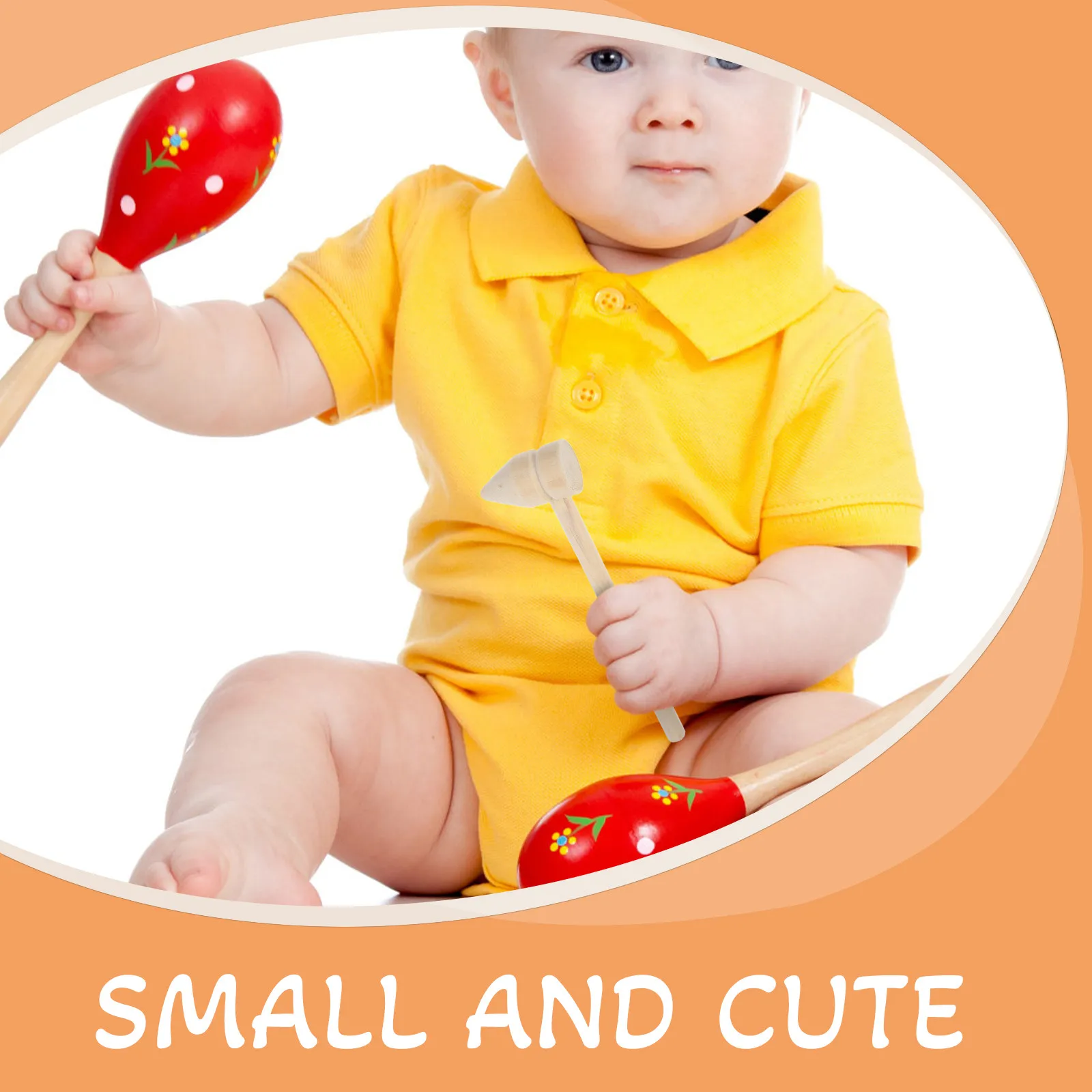 

5Pcs Small Wooden Hammers for Kids Ergonomic Mini Mallets Safe Smooth Edges Build Blocks Archaeology Role Play Zhou