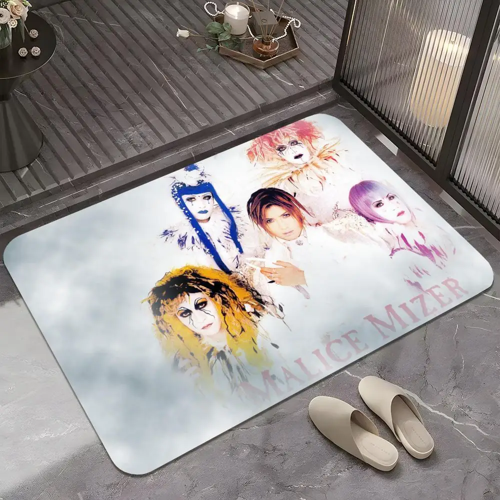 Band Malice M-Mizer Floor Mat HD Art Wall Room Decor Home Waterproof Home Living Bar Decorative Paintings