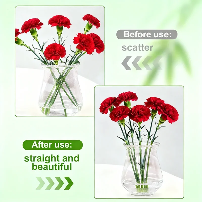 6/10/12/20Pcs Plastic Flower Frogs Clear Floral Pin Frogs for Home Garden Wedding Plant DIY Decor Arrangement Holder