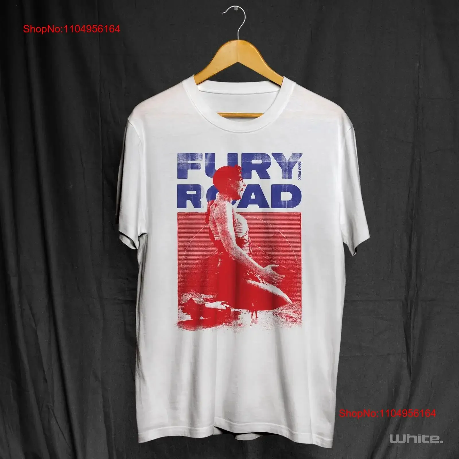 Mad Max Fury Road camiseta Charlize Theron Furiosa Vintage Retro camiseta película clásica vintage lavado elegante Unisex suave