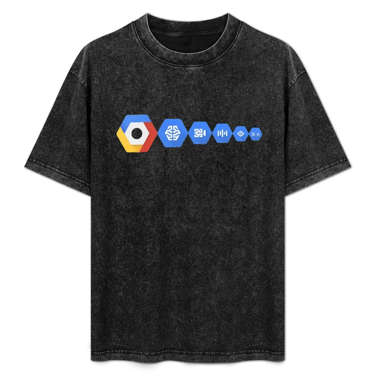 Google Cloud Platform - Machine Learning Elements T-Shirt Outdoor Work Short Sleeve Top
