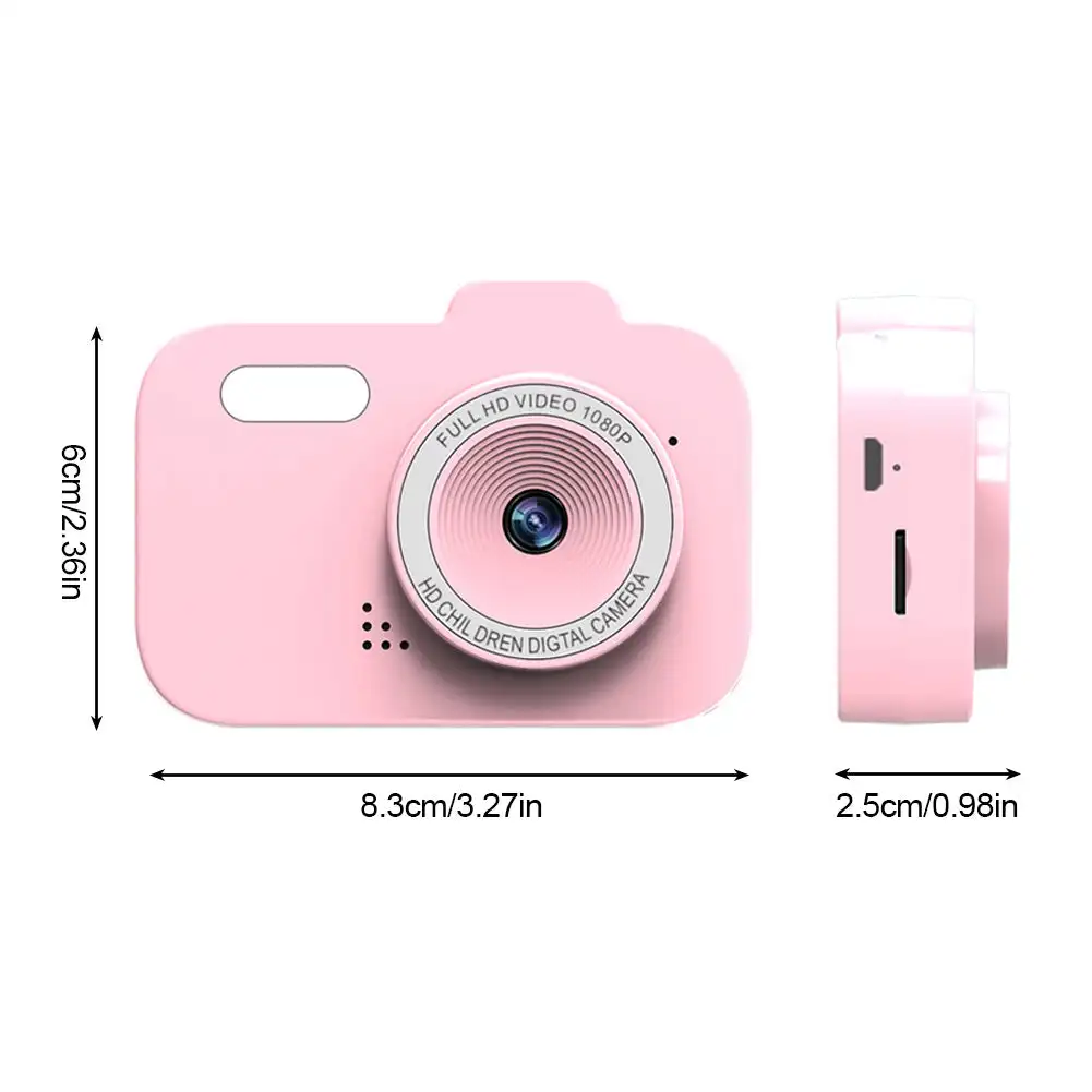 Y8 Kids Camera Digital Take Photo Electronic Toys 2 Inch Rechargeable Mini Digital Cute Camera for Children Toys Kids Cameras