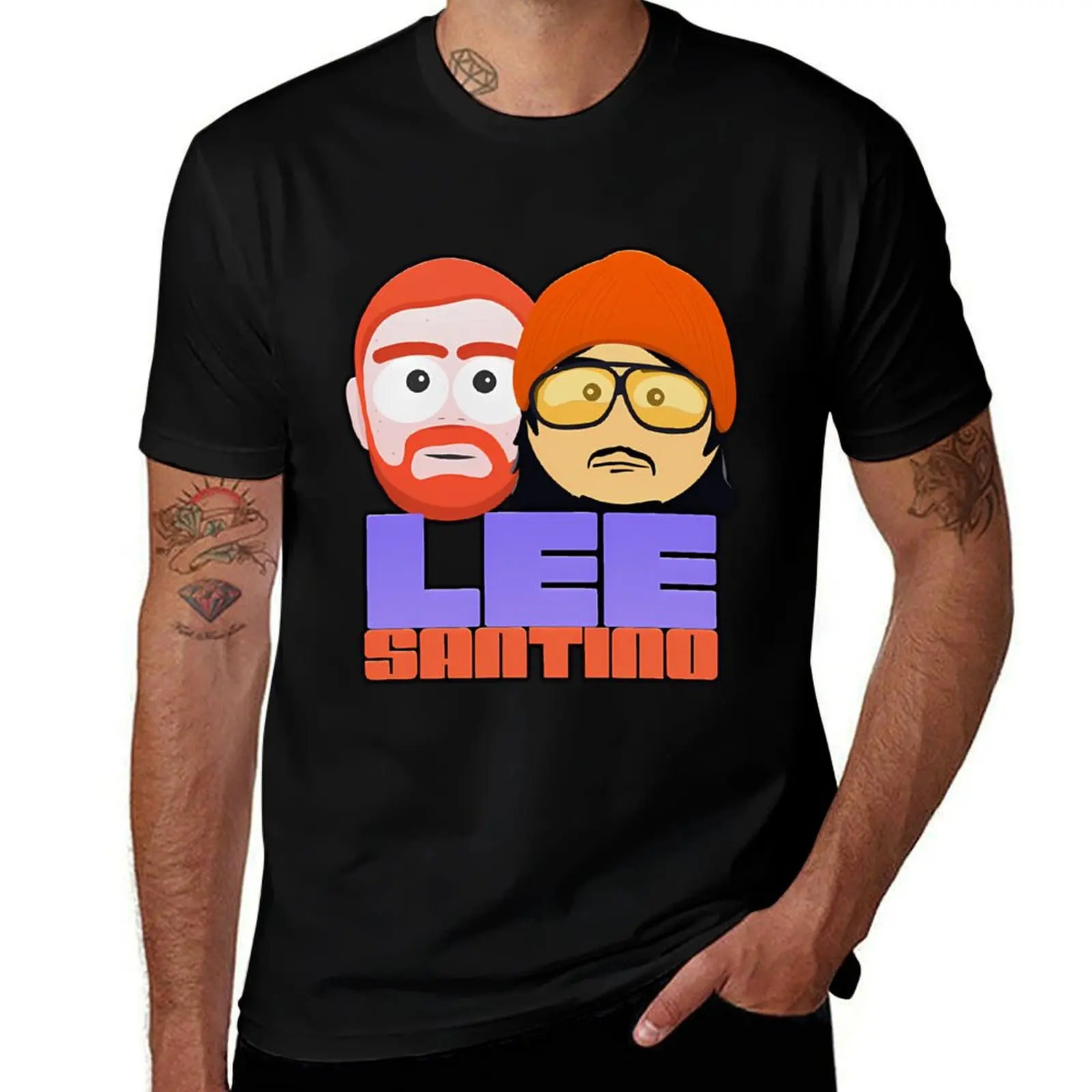 

Bobby Lee Andrew Santino Are Best Bad Friends T-Shirt mens graphic t shirts t shirts for man cotton T-Shirt