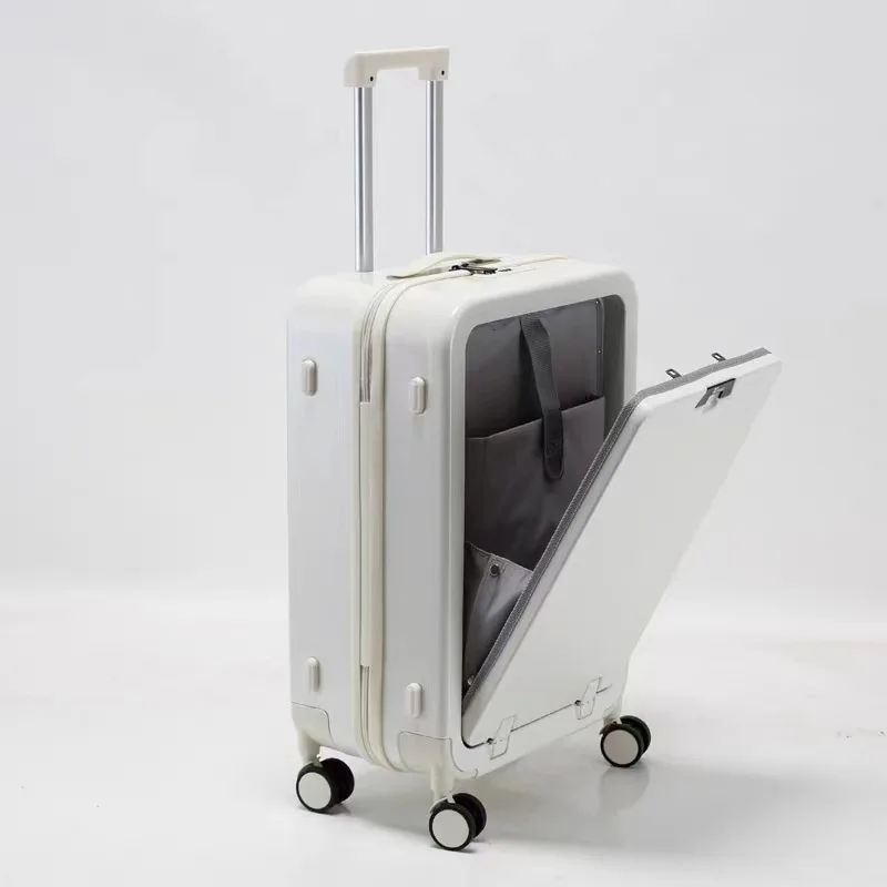 2024New Luggage Trolley Case Multi-Functional Password Suitcase Durable Suitcase Boarding Bag Storage Box