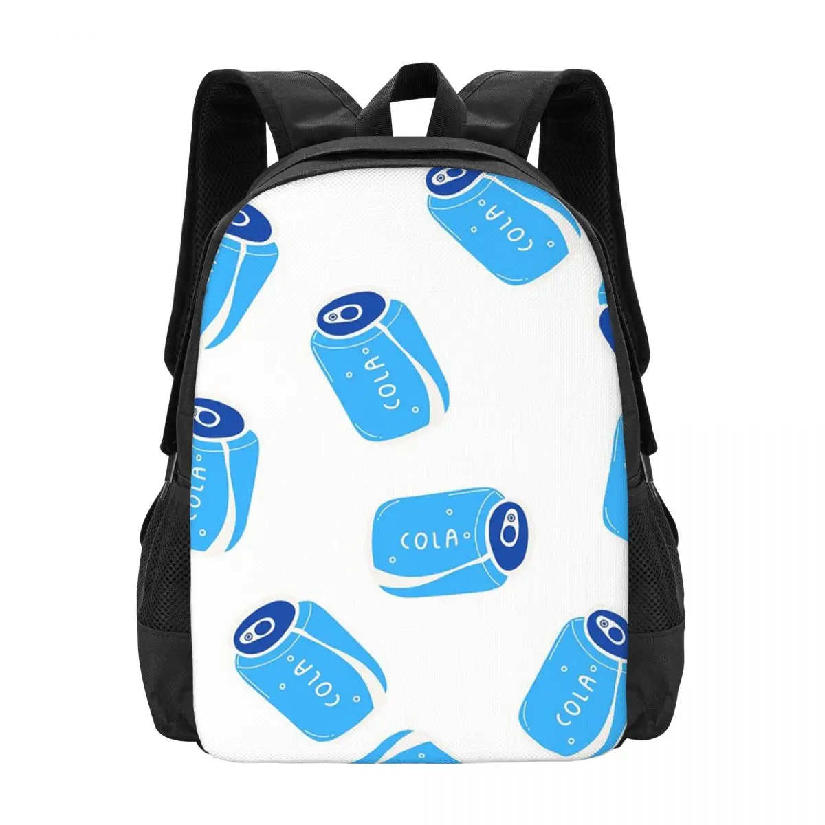 

Soda Cola Backpack Hot Sale Daypack Large Capacity Boys Girls BookBag School Bag Shoulder Bags for Men Women