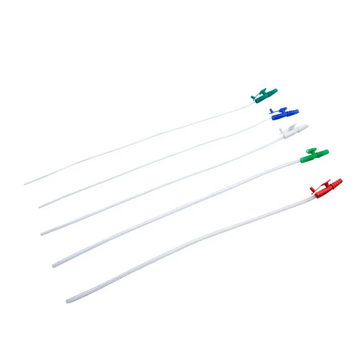 

DisposablePVC Suction Catheter with Colored Connector