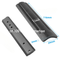 156mwbae# 20/116mm Steel Circular Bottom Dovetail Rail Base Mount 11mm Sight Adapter